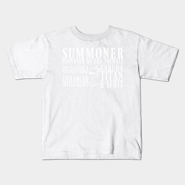 Summoner Kids T-Shirt by snitts